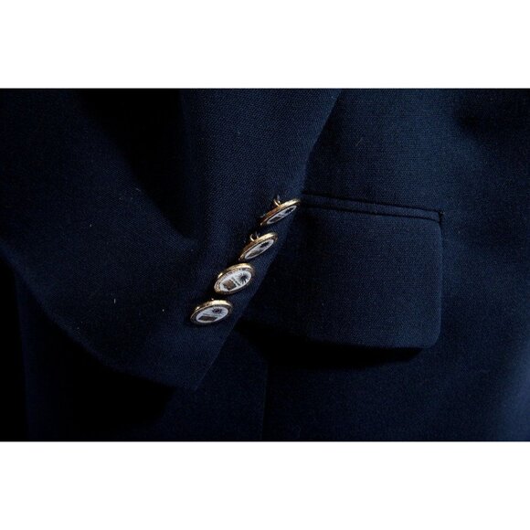 Men's Amherst College Gold Filled Buttons Blazer Double Breasted Enamel Buttons - Picture 3 of 10